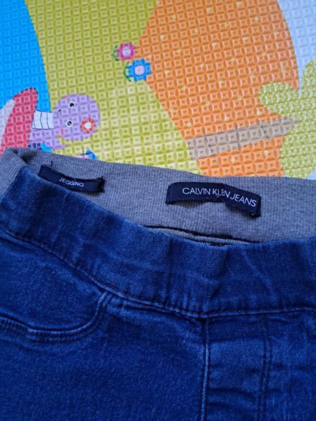 Jeggins jeans - dievcenske calvin klein, calvin klein,128