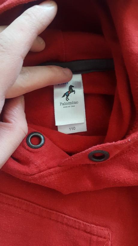Červená mikina, palomino,104