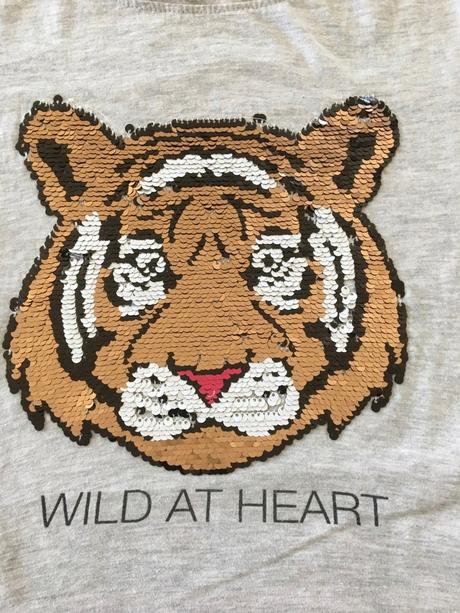 Flitrikovane tričko tiger, takko,146