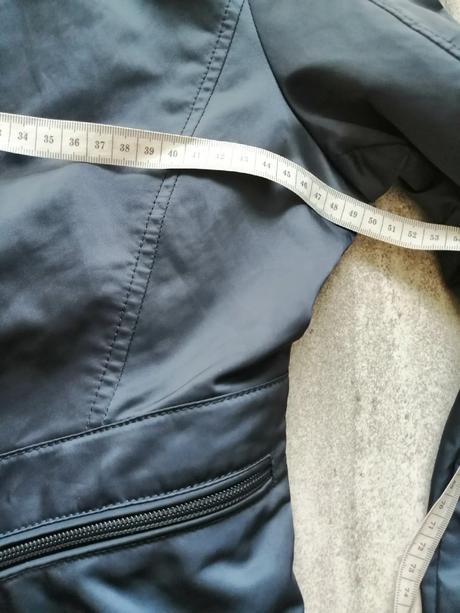 Prémiová luxus bunda geox v38 oceľovomodrá, geox,38