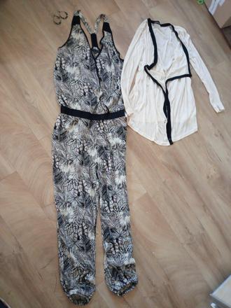 Overalove nohavice+svetrik+nausnice, s