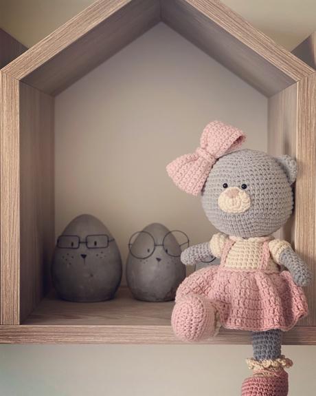 Medvedica molly v šatočkách,