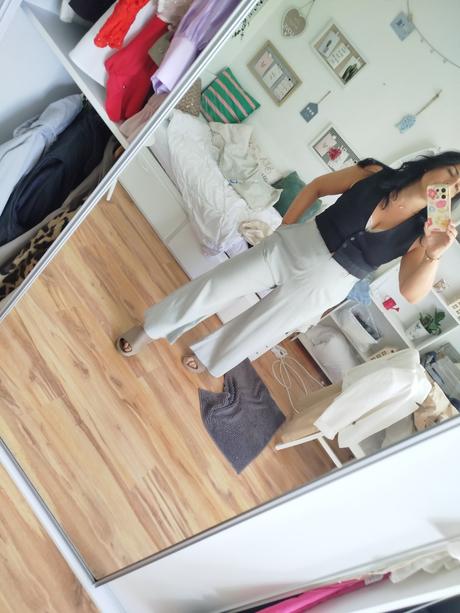 Elegantné nohavice 7/8, h&m,44