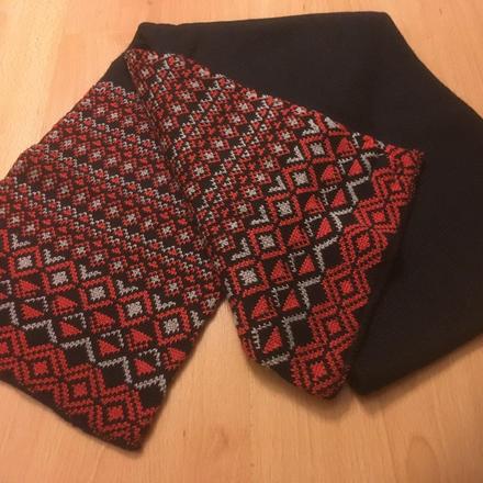 Nenosený teplý šál, l