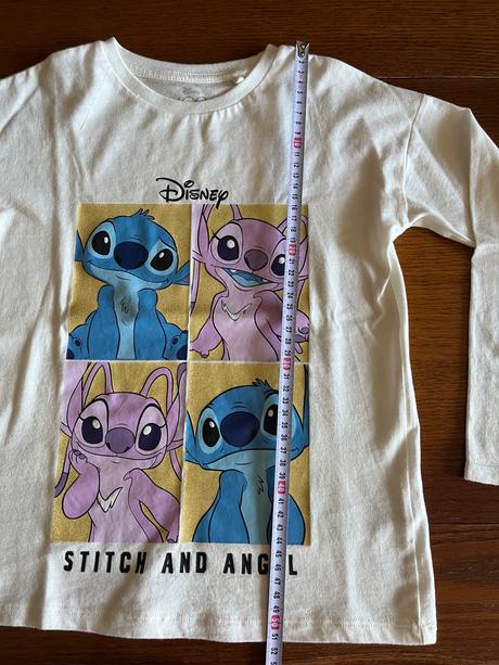Tričko lilo stitch a angel, disney,128