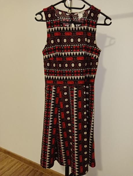 H&m vzorované šaty, h&m,s