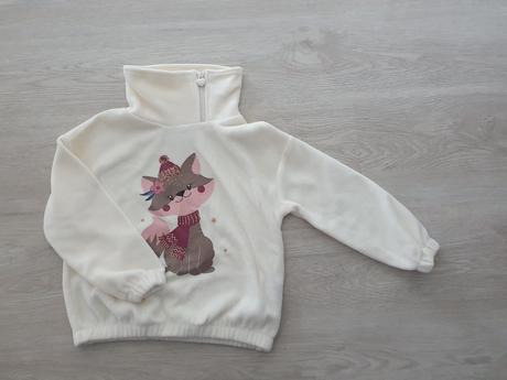 Dievčenská mikina veľ. 122, palomino,122