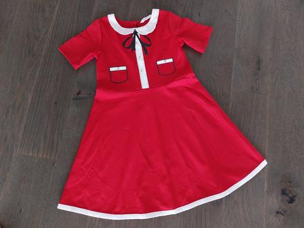 Nadherne vianocne saty efektne na fotenie 6-8r., 128