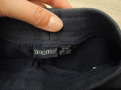 Modré tepláky lupilu 98/104, lupilu,98