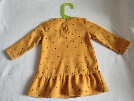 Žlté šaty 6-9, f&f,80