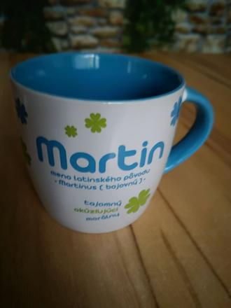 Šálka s menom martin, 