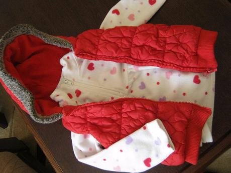 Mikina so srdiečkami, f&f,110