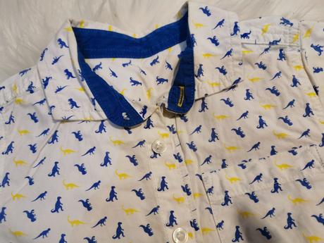 Košeľa s dinosaurmi, mothercare,98