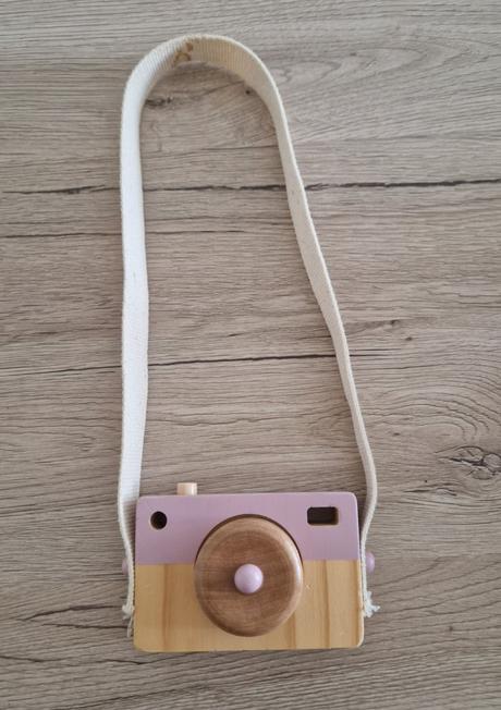 Drevený foťák hračka, 
