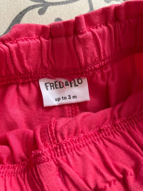 Letné kraťasky(sýto ružové & biele s bodkami) 62, f&f,62