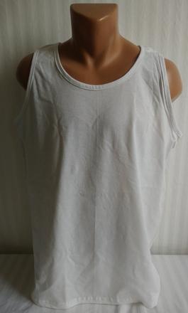 Biele tričko bez rukávov, fruit of the loom, xl, xl