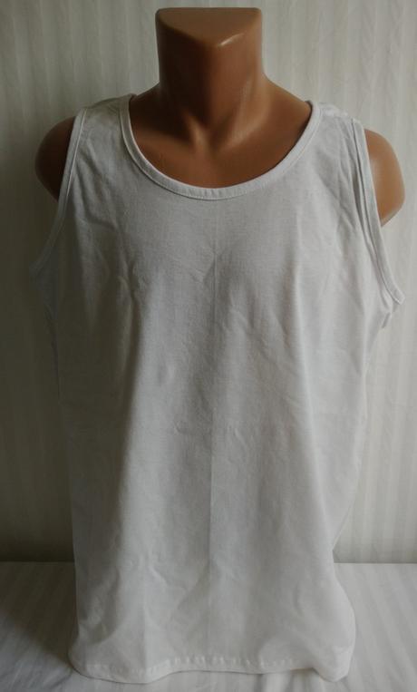 Biele tričko bez rukávov, fruit of the loom, xl, xl