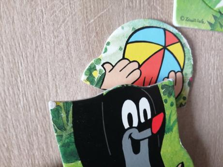 Dino baby puzzle krtko na lúke 3,4,5 dielikov,