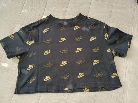 Crop tričko nike, č.s/m, nike,m