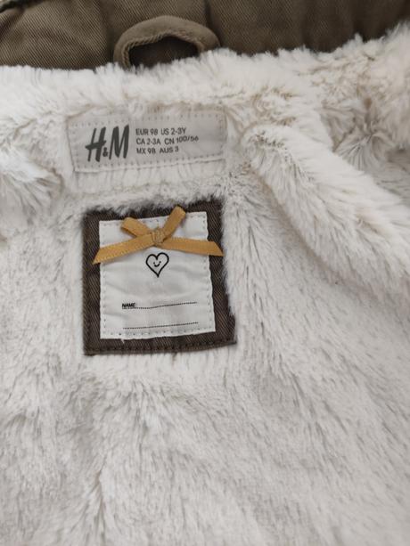 Detská bunda, h&m,98