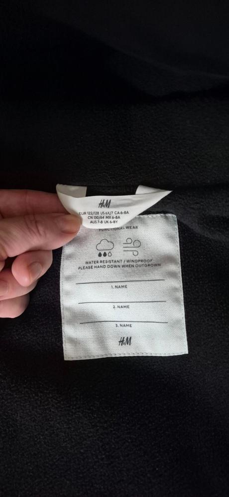 Prechodny kabatik- bunda 122/128, h&m,122