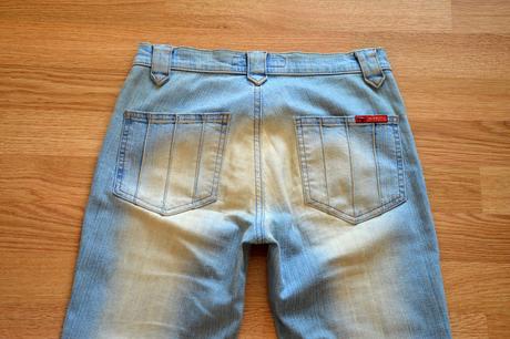 Komplet - rifľová bunda+rifle zn.madoc, s