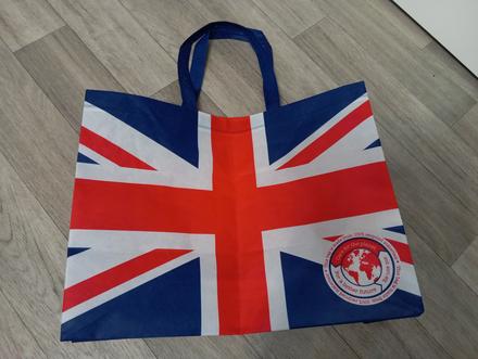 Znovupožívateľná taška britská vlajka británia, marks & spencer