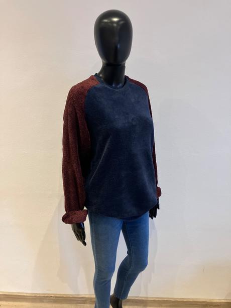 Dámska huňatá mikina (m), m