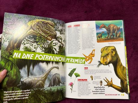 Kniha dinopark,