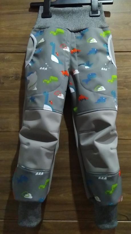 Zimné softshellky kombin.s reflexnym prvkom, 74 - 164