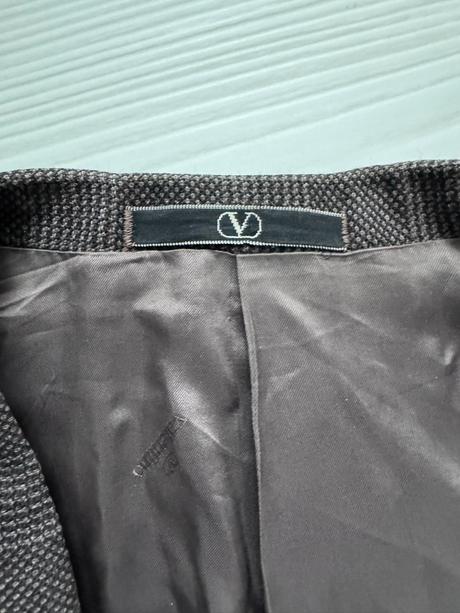 Valentino - kárované vlnené sako, 52