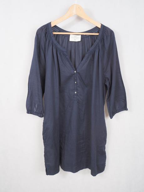 Kvalitná tmavomodrá tunika h&m l.o.g.g., h&m,xl