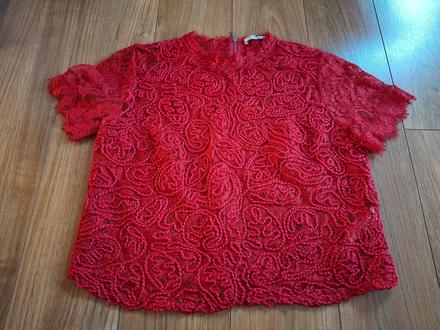 Čipkovaná blúzka zara, zara,l
