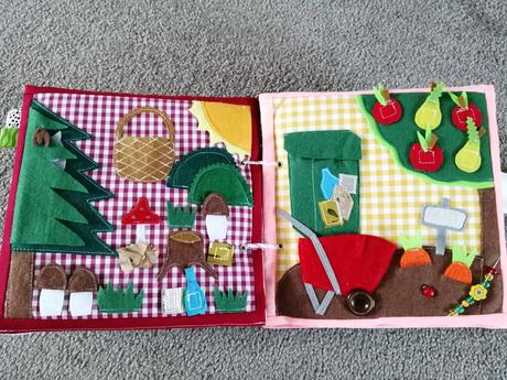 Šitá kniha quiet book,