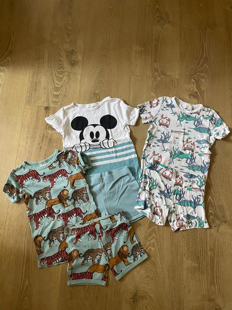 Top stav 3 kusy h&h pyzamka 122-128, h&m,128