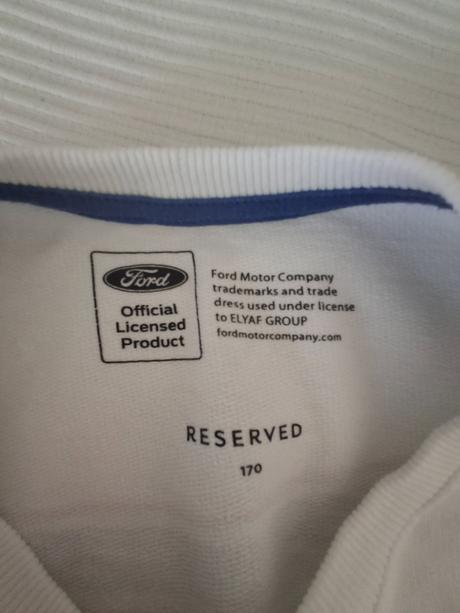 Krasna mikina ford, mustang top stav, reserved,170