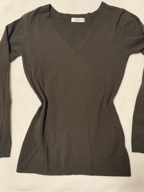 Tmavohnedý tenší pulóver zn. orsay, orsay,m