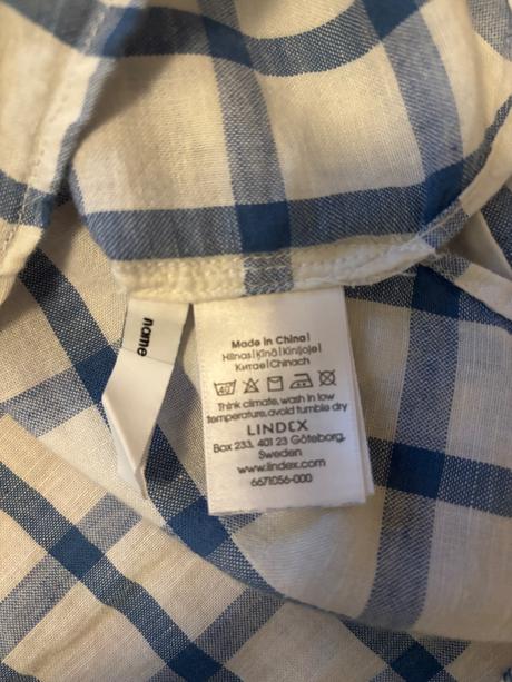 Košeľa lindex veľ. 122-128, lindex,122