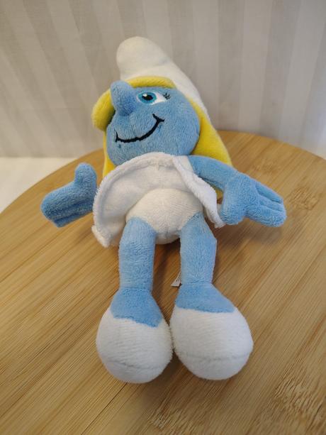 Plyšová šmolinka smurfette, šmoulinka smurfs 24 cm,
