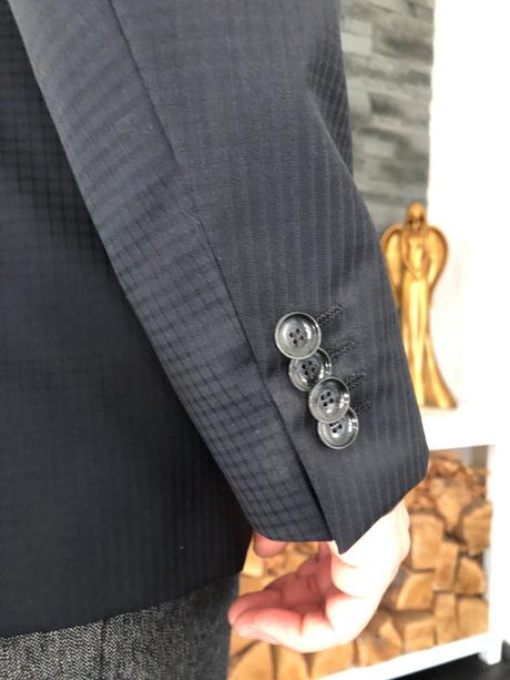 Pánsky oblek alaindelon tmavomodrý, 46