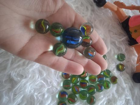 Sklené retro guličky, 