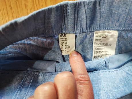 Letné nohavice hm, h&m,110
