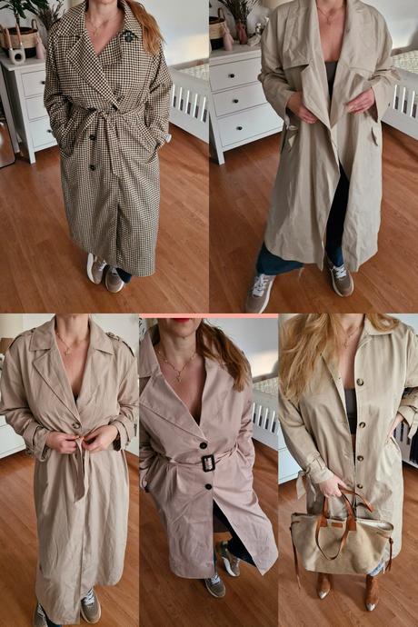 Oversize trenčkot, l