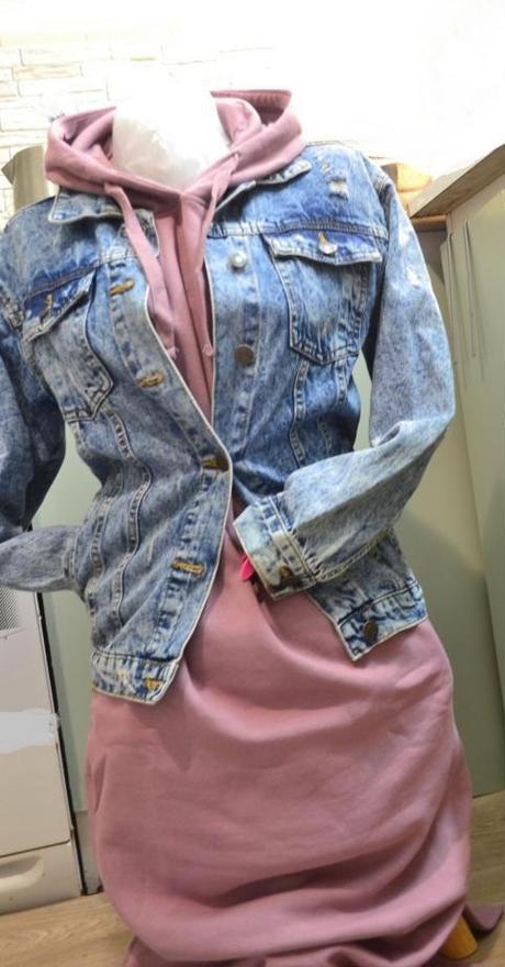 Kvalitná riflová bunda s/m, m