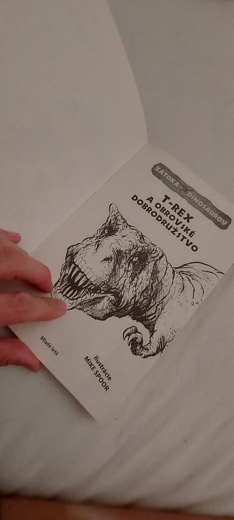 Krásna knižka t-rex a obrovské dobrodružstvo,