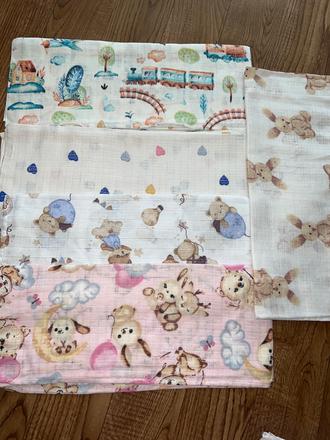 Farebne plienky 70x80,