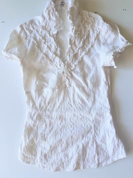 Blúzka so stojačikom, zara,s