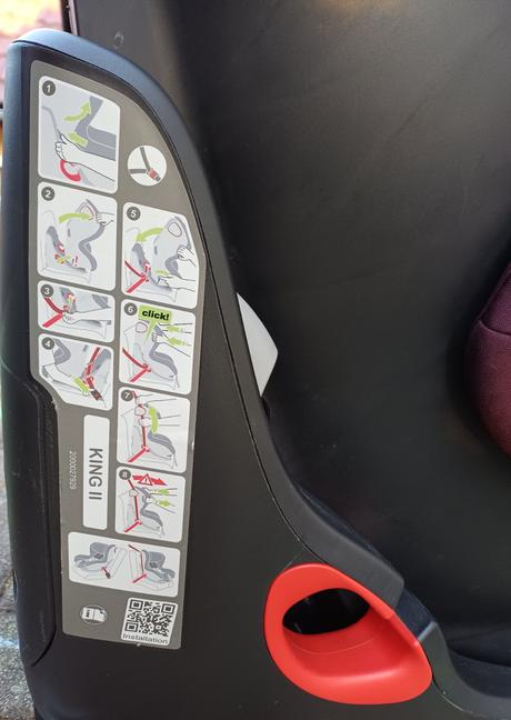 Sedačka britax romer king ii, britax