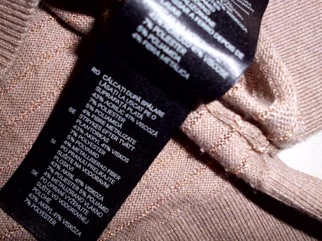 Tenký oversize, h&m,m