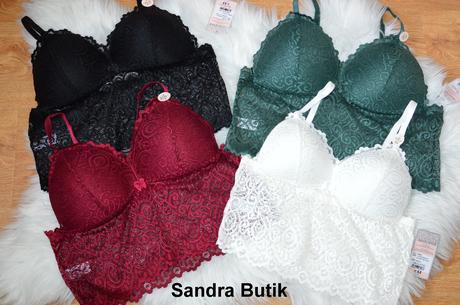 Dámsky moderný bralet podprsenka, 70a - xl